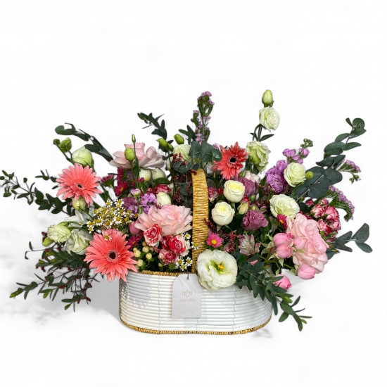 سلة مزهرة