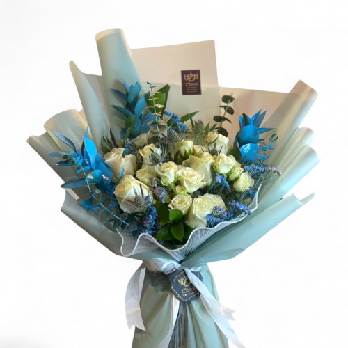 باقة الروز الأبيض باقة الروز الأبيض