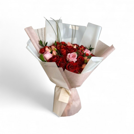 باقة ورد الجوري الاحمر باقة ورد الجوري الاحمر