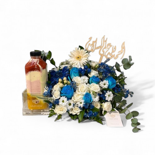 تنسيق ورد مع عصير