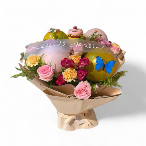 باقة ورد الحمدلله على السلامه