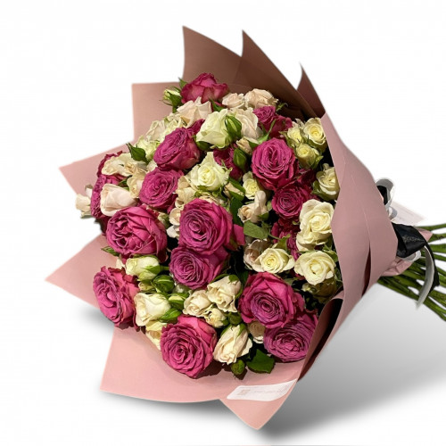 باقة ورد بيبي روز جميلة باقة ورد بيبي روز جميلة