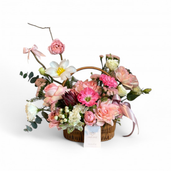 سلة رقة الورد