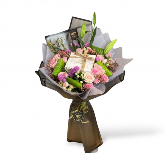 باقة شوكلاتة اوراق الريف