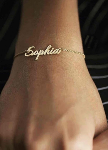 أسوارة تفصيل حسب الطلب فضة عيار 925 مطلي بماء الذهب عيار 21 