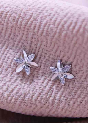 حلق فضة عيار 925