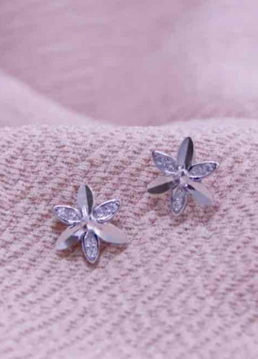 حلق فضة عيار 925