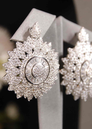 حلق فضة عيار925