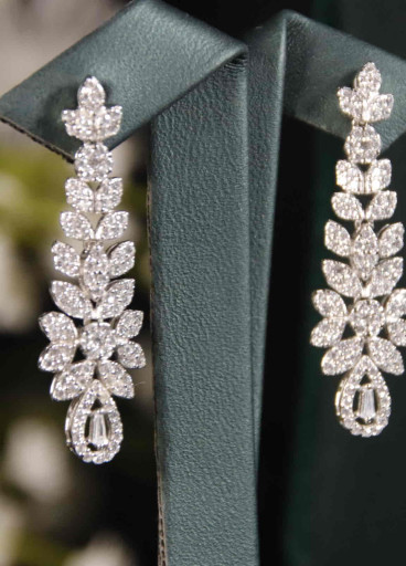 حلق فضة عيار 925