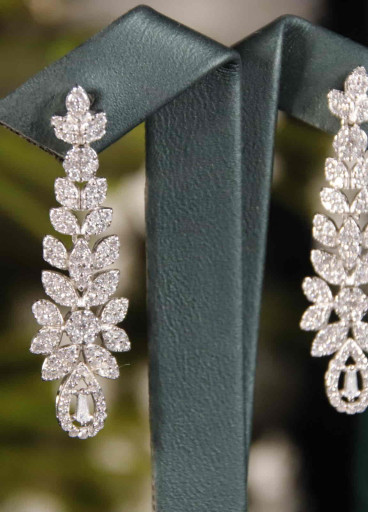 حلق فضة عيار 925