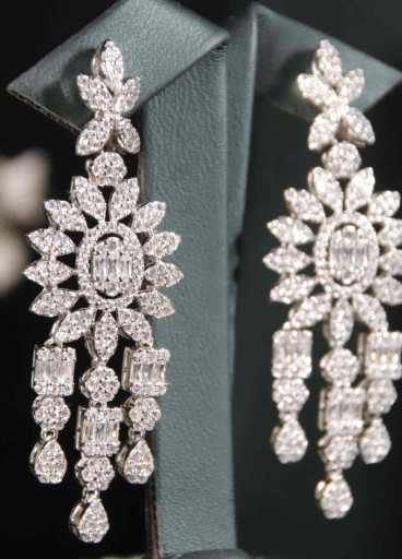 حلق فضة عيار٩٢٥