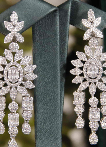 حلق فضة عيار٩٢٥