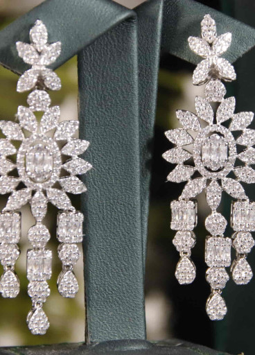 حلق فضة عيار٩٢٥