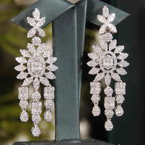 حلق فضة عيار٩٢٥