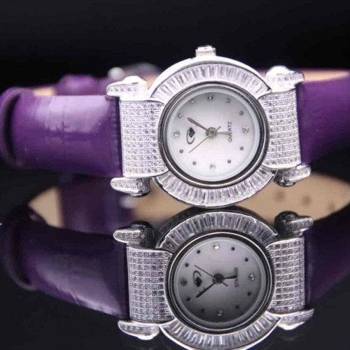 ساعة فضة عيار925كود(0026010)