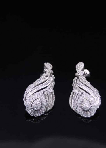 حلق فضة عيار925كود(0011060)