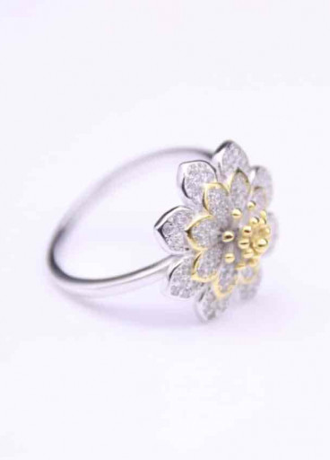 خاتم فضة عيار925كود(0040800)