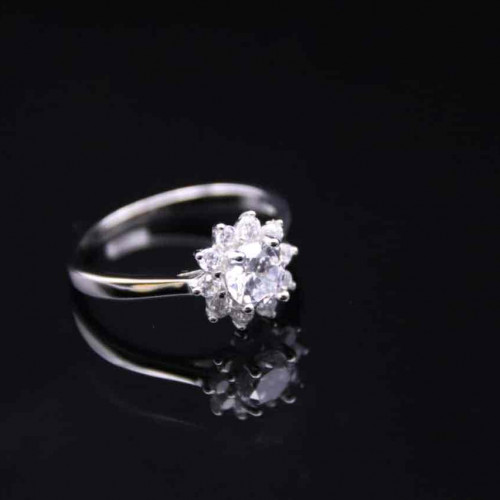 خاتم فضة عيار925كود(0020400)