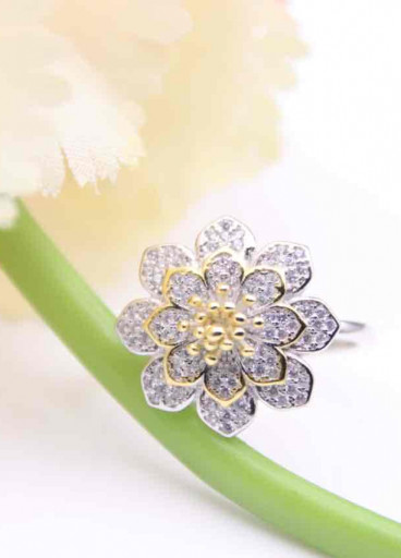 خاتم فضة عيار925كود(0040800)