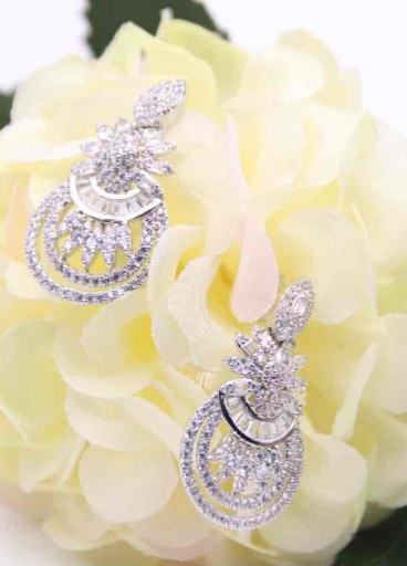 حلق فضة عيار925كود(0050200)