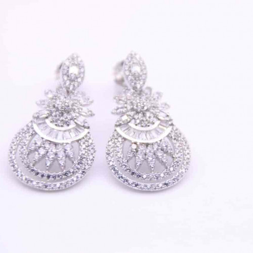 حلق فضة عيار925كود(0050200)