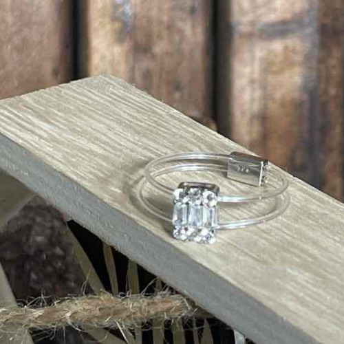 خاتم فضة عيار ٩٢٥ كود (٠٠١٠٣٠٠)