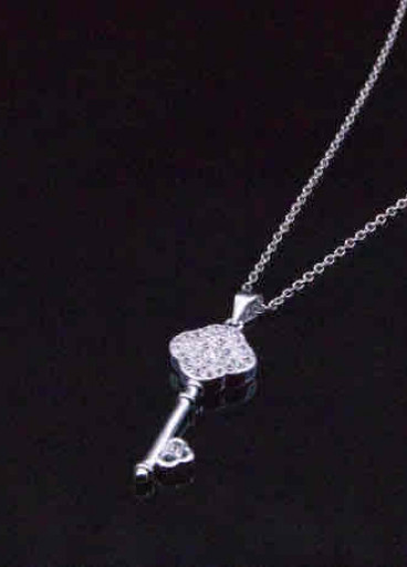 عقد فضة عيار 925كود(٠٠٤٠٨٠٠)