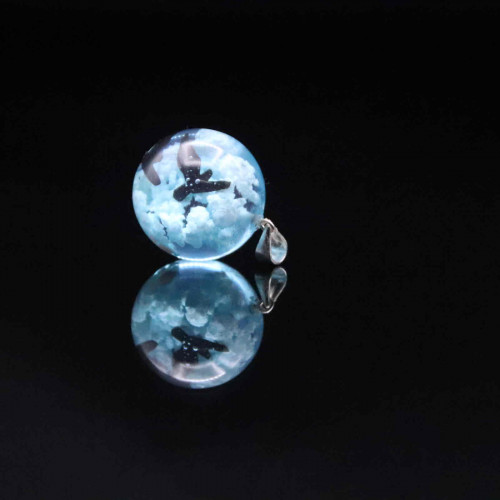 عقد الغيمة ناعم فضة عيار 925 جميل وأنيق وراقي 