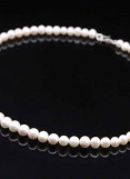 عقد من حبات اللؤلؤ الزراعي الطبيعي كود (00300)