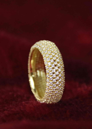 خاتم فضة عيار925كود(٠٠٤٠٨٠٠)