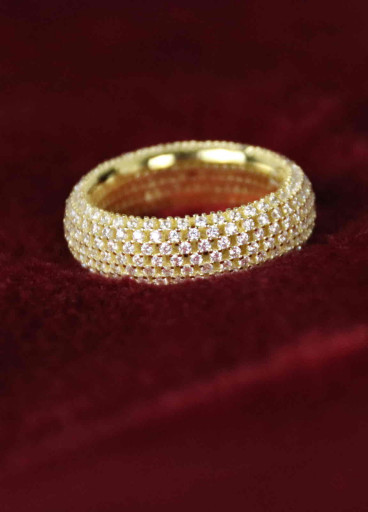 خاتم فضة عيار925كود(٠٠٤٠٨٠٠)