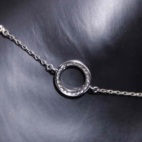 خلخال فضة عيار 925كود(٠٠٢٠١٠٠)