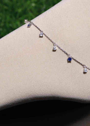 خلخال فضة عيار 925كود(٠٠٢٠١٠٠)