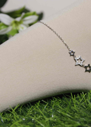 خلخال فضة عيار 925كود(٠٠١٠٦٠٠)