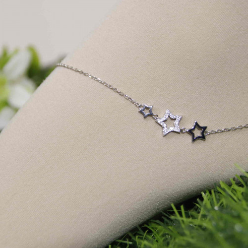 خلخال فضة عيار 925كود(٠٠١٠٦٠٠)