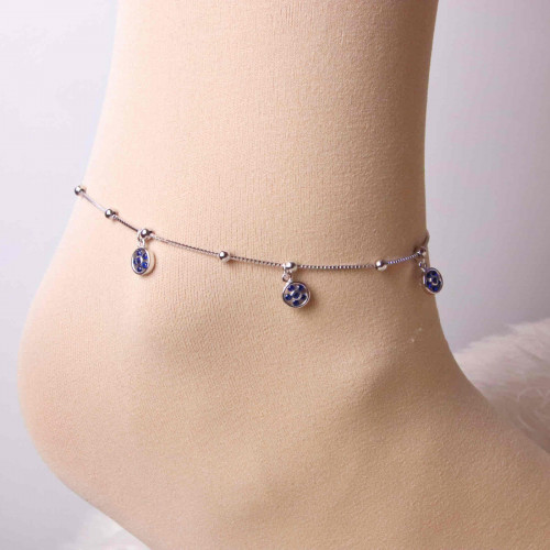 خلخال فضة عيار 925كود(٠٠٣٠٩٠٠)