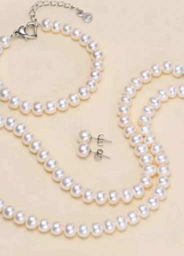 طقم لؤلؤ زراعي كود (302050)