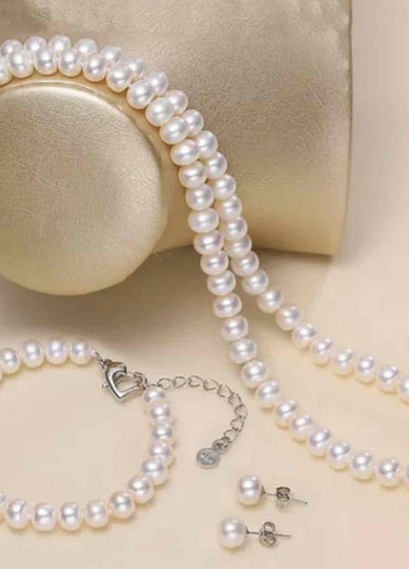 طقم لؤلؤ زراعي كود (302050)