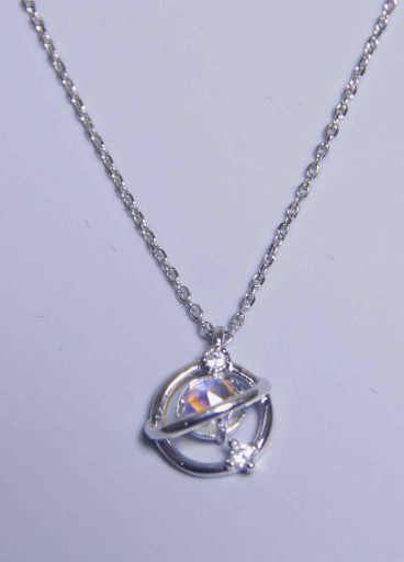 عقد فضة عيار925كود(٠٠٢٠٢٠٠)