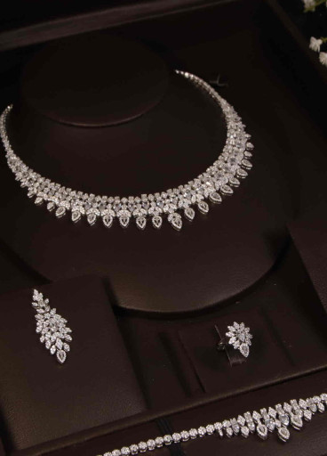 طقم كبير فضة عيار925 