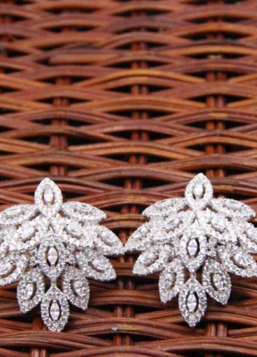 حلق فضة عيار925 كود (001000)