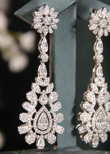 حلق فضة عيار٩٢٥