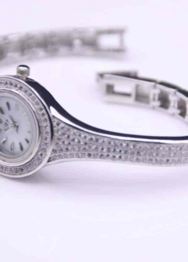 ساعة فضة عيار925كود(0032030)