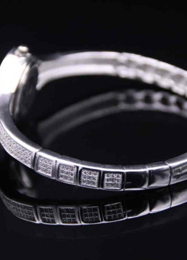 ساعة فضة عيار925كود(0032030)