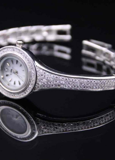 ساعة فضة عيار925كود(0032030)