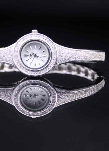 ساعة فضة عيار925كود(0032030)