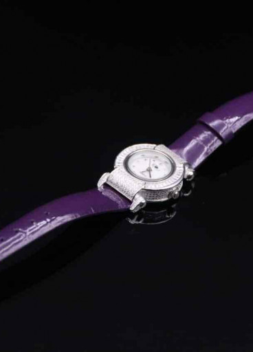 ساعة فضة عيار925كود(0026010)