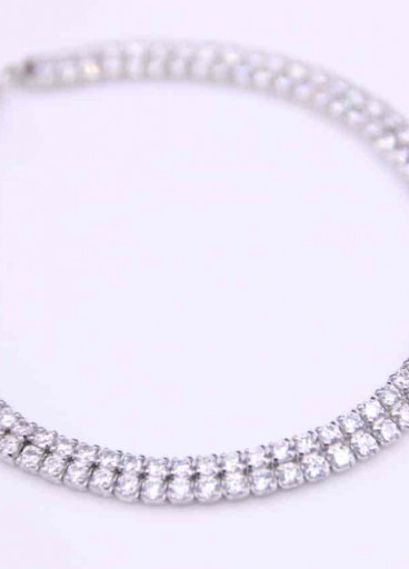 اسوارة فضة عيار925كود(0060800)