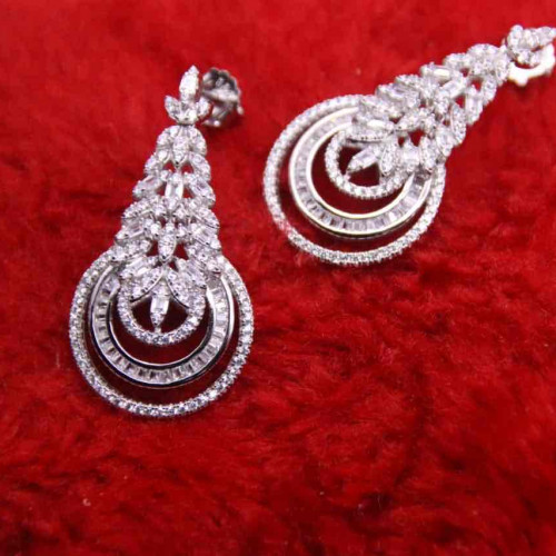 حلق فضة عيار924كود(0080200)