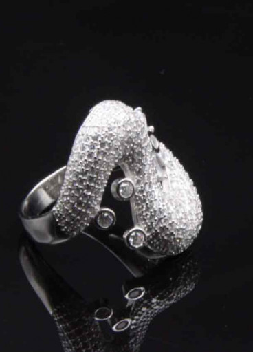 خاتم فضة عيار925كود(00800)